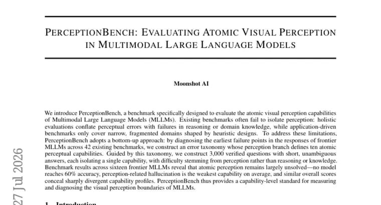 PerceptionBench finds no MLLM tops 60% on atomic visual perception