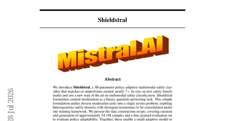 Shieldstral: a 3B safety classifier that matches or outperforms models nearly seven times its size