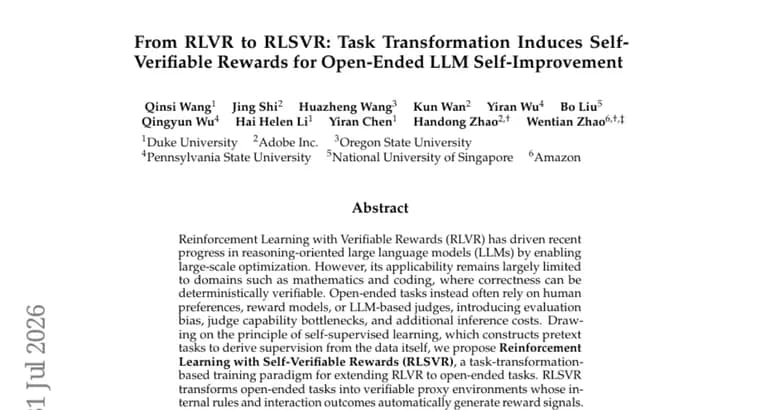 SpyRL extends verifiable RL rewards to open-ended LLM tasks