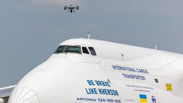 explosive drone found near Ukrainian cargo planes at German airport
