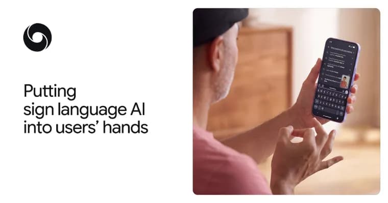 Google DeepMind ships SL2T sign-language-to-text model in Gboard, Live Transcribe
