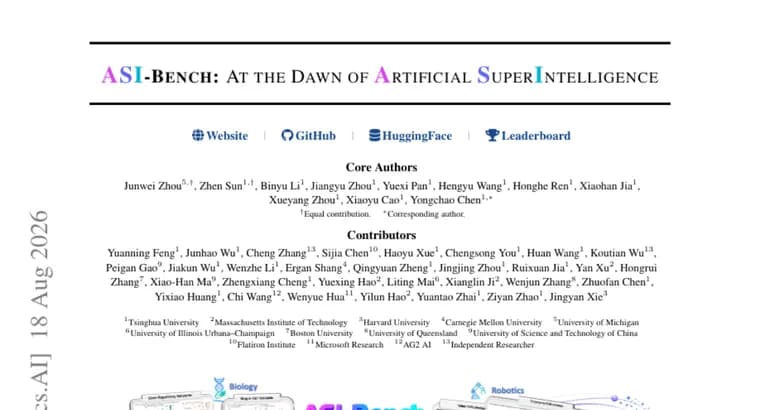 ASI-Bench shows AI research agents falter without human guidance