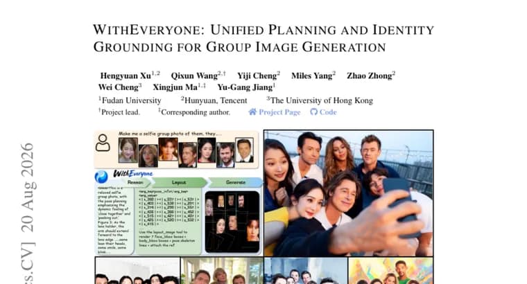 WithEveryone framework preserves identity in group images with up to 10 people