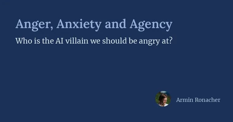 An essay makes the case for anxiety, not anger, about AI