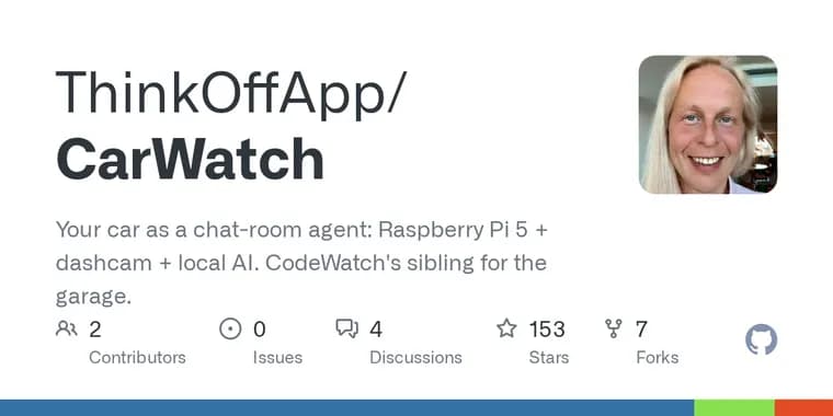CarWatch runs Qwen3.6-35B-A3B on a Raspberry Pi 5 for offline car AI