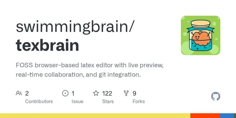 TeXbrain compiles LaTeX to PDF in the browser via WASM