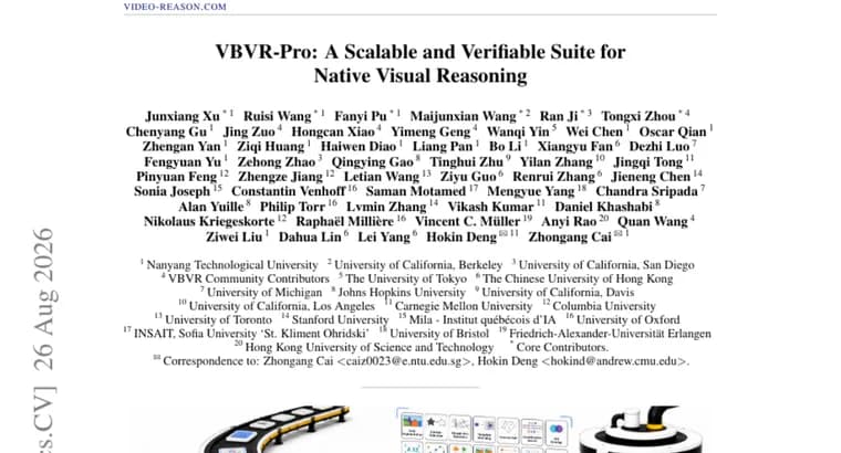 VBVR-Pro debuts 300-task benchmark for visual reasoning