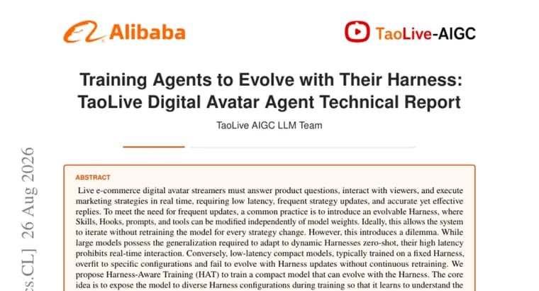 Taobao Live trains AI avatar streamers to adapt as their harness changes