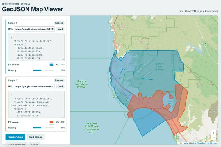 Simon Willison uses GPT-5.6-Sol and Claude Code to build a GeoJSON map viewer