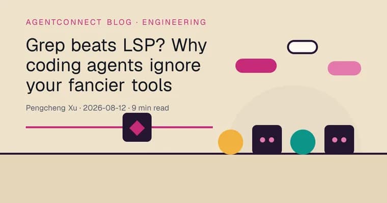 Grep beats LSP for coding agents? HN weighs in