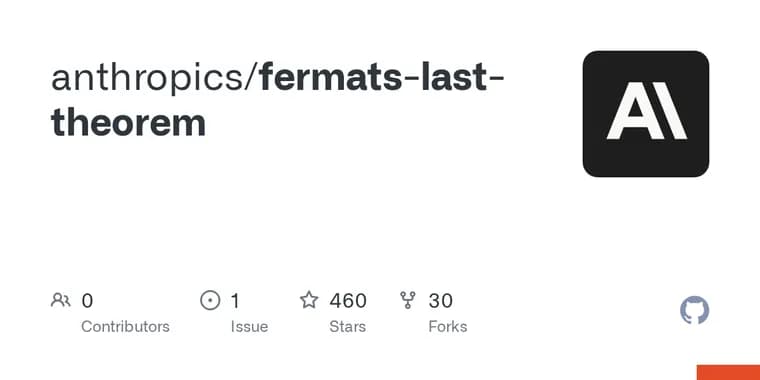 Anthropic publishes machine-checked proof of Fermat's Last Theorem