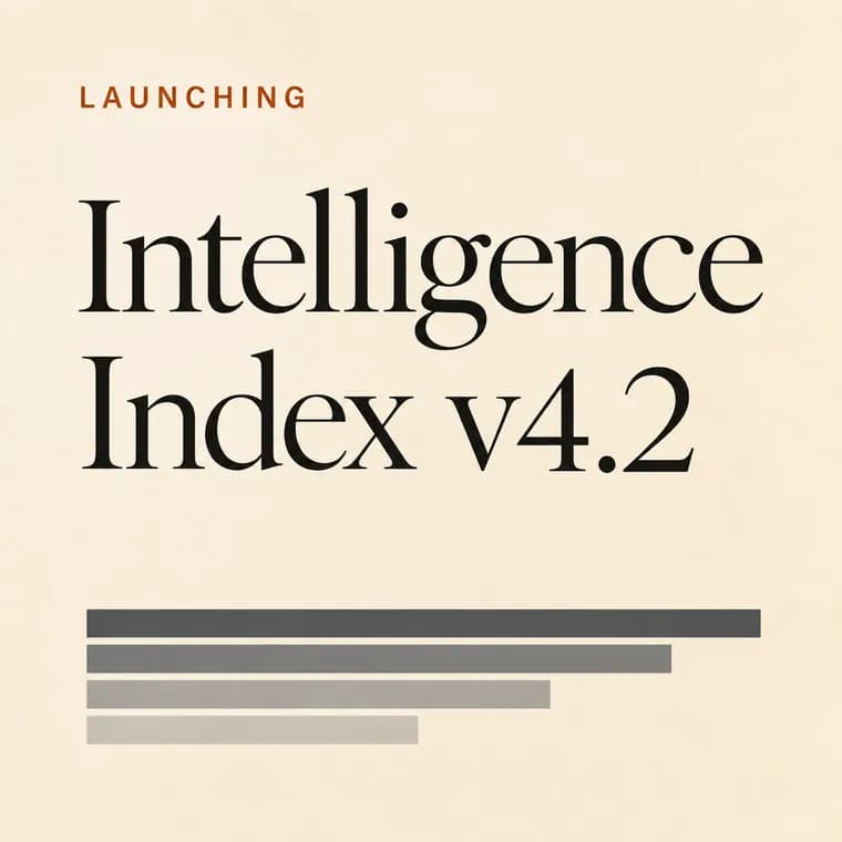 Artificial Analysis releases Intelligence Index v4.2