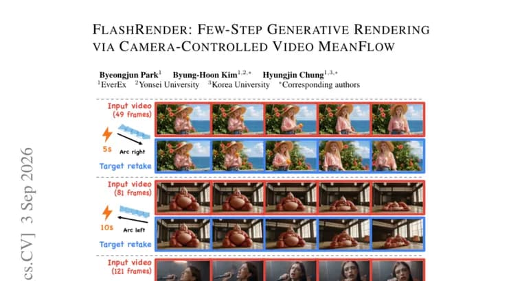 FlashRender slashes video rendering's sampling cost 25x
