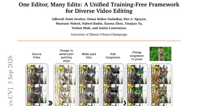 EditVid unifies instruction and reference-guided video editing without training