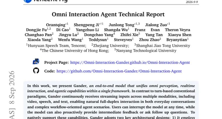 Gander releases an open real-time multimodal agent model
