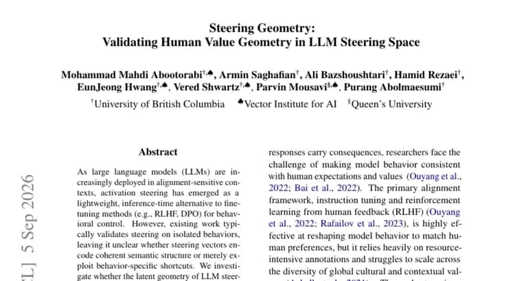 New 26K-sample benchmark tests if AI steering mirrors human values