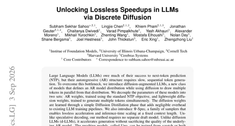 New Uno models cut LLM inference latency 3x with no quality loss