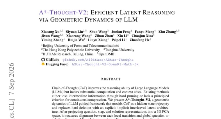 A*-Thought-V2 cuts LLM response length up to half, lifts accuracy