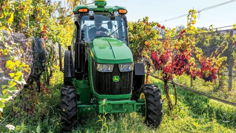 John Deere demonstrates self-repair software with a tractor fix