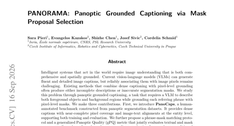 PANORAMA grounds captions in pixels, tops new PanoCaps benchmark