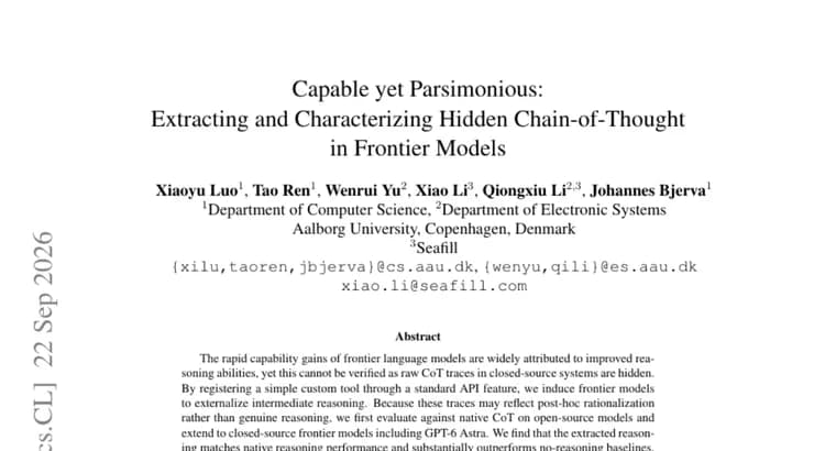 Researchers extract GPT-6 Astra's hidden chain-of-thought