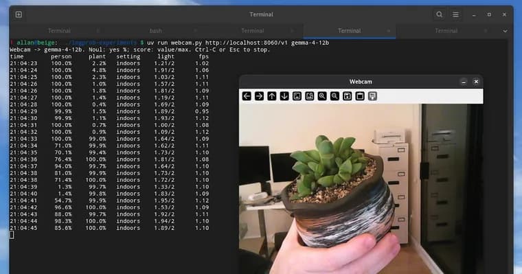 Jev-style logprob trick extended to vision models with Gemma 4 12B