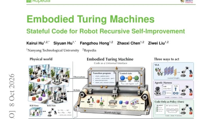 Code-Only-as-Policy (COAP) paper drives robots with code, no VLM or VLA at test time