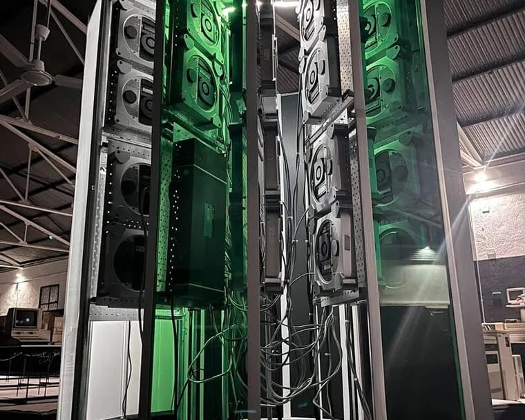 Spanish museum builds a Cray-1 replica from 30 old Mac Minis