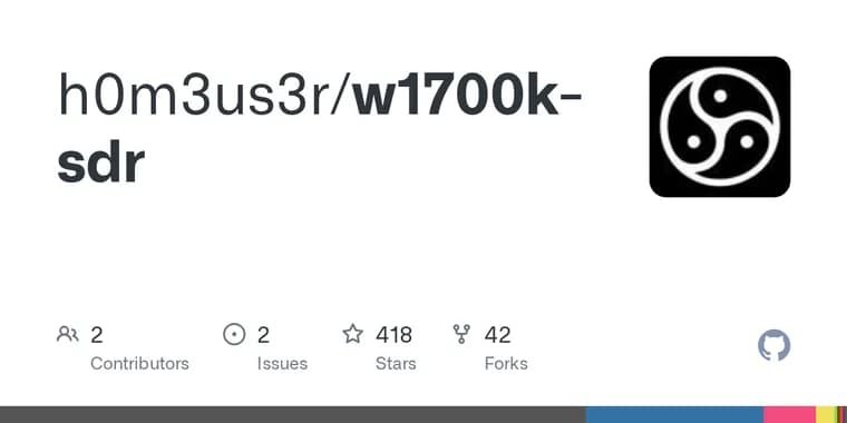 w1700k-sdr turns a Gemtek W1700K Wi-Fi 7 router into an SDR receiver