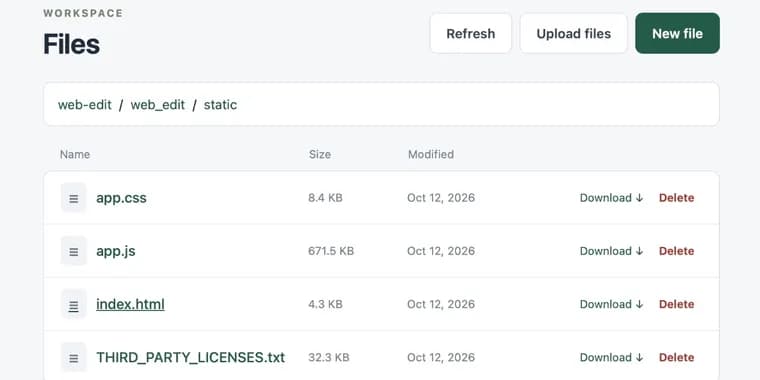 web-edit 0.1a0: a Python web UI for editing files, built with Codex