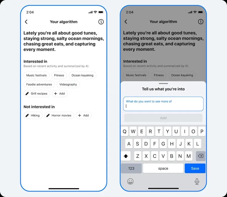 Meta brings "Your Algorithm" AI feed controls to Facebook