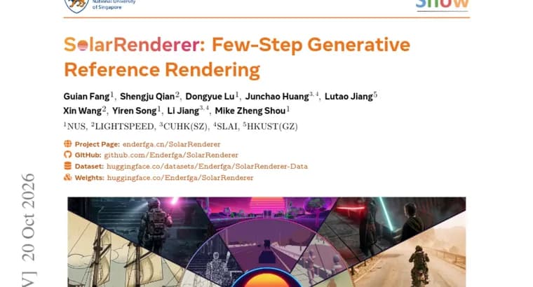 SolarRenderer turns game-engine structure into video in four steps