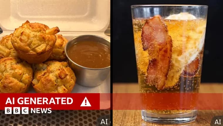 Just Eat apologises for bizarre AI-generated menu pictures