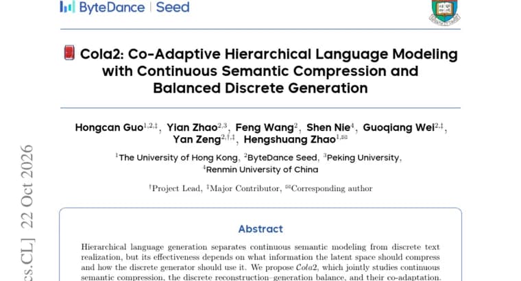 Cola2 language model beats Llama-3-8B on two tasks with far less training data