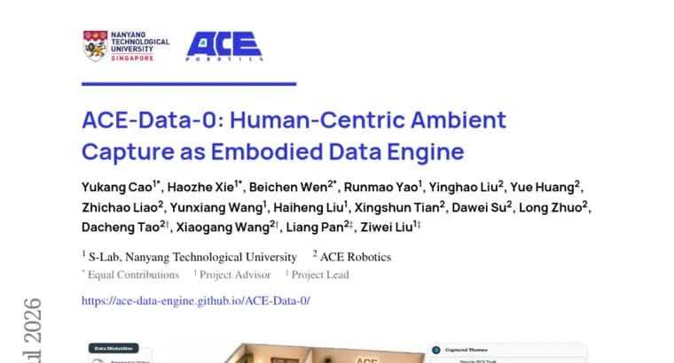 ACE-Data-0 packs 17M frames of home robot data across 75,000 episodes