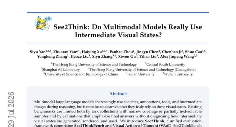 See2Think benchmark finds rendering is the bottleneck in multimodal visual reasoning