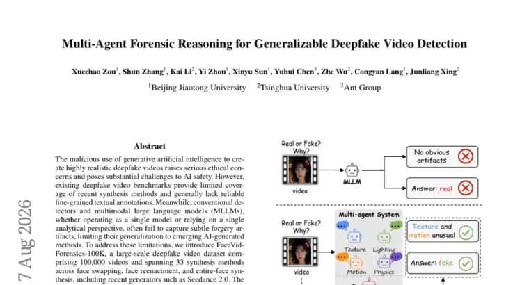 Small open-source multi-agent framework beats GPT, Gemini on new deepfake benchmark