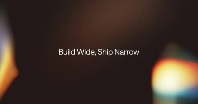 Adapt engineer: build the whole feature, split into PRs later
