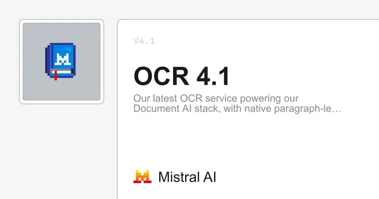 Mistral OCR 4.1 ships with bounding boxes, block labels