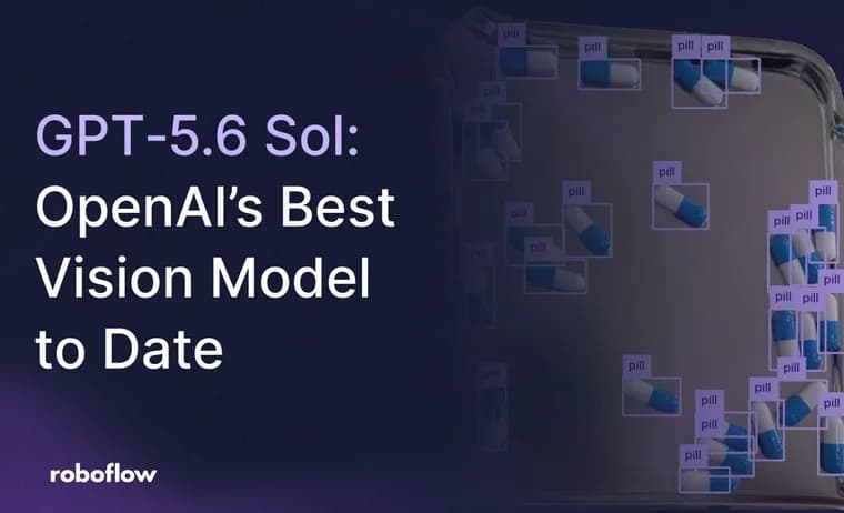 GPT-5.6 Sol jumps to 46.2 mAP on Roboflow's vision benchmark, up from 13.8