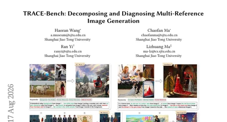 TRACE-Bench finds attribute binding is the weak point in multi-reference image generation