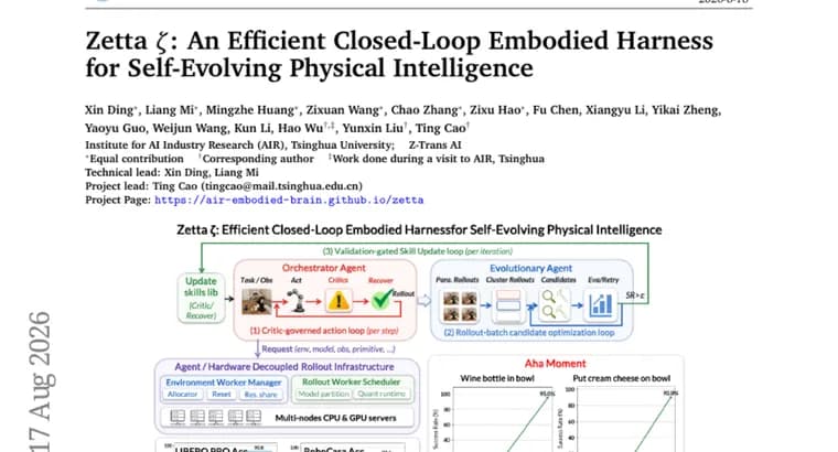 Zetta harness hits state-of-the-art on robot benchmarks with 11.1x faster inference