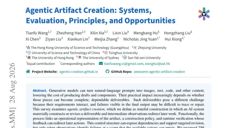 Survey maps 259 AI systems built to finish deliverables, not just drafts