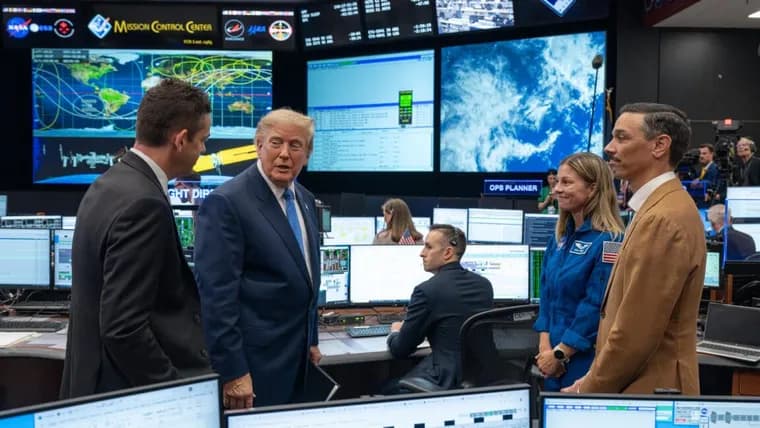 Trump calls into NASA's Roman telescope launch briefing