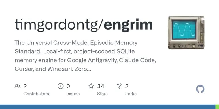 Engrim gives AI coding agents a shared local memory across tools