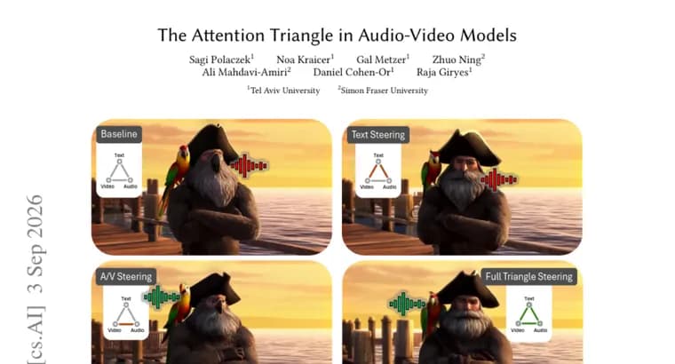 Researchers trace how audio and video 'leak' into each other in diffusion models