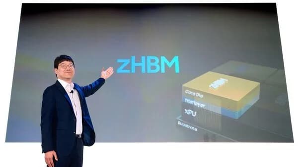 Samsung shows zHBM stacking memory on AI chips, claims up to 8x performance