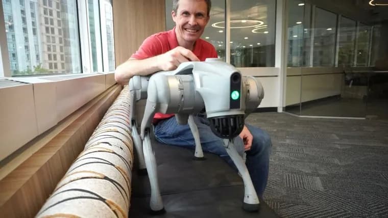 Unitree robot dog overheats and collapses on its owner's commute