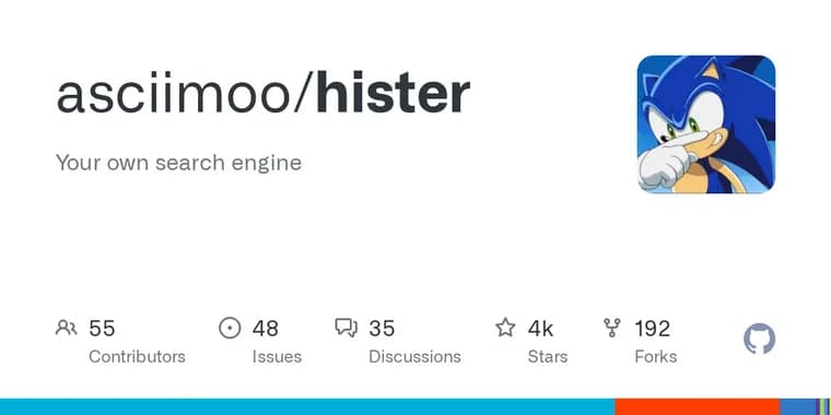 Hister indexes your browsing history and files for private search