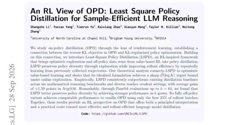 LSPD brings RL-style exploration to on-policy distillation of LLMs